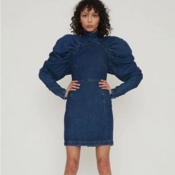 Rotate denim dress - Picture 2 of 3